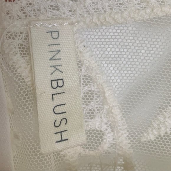 Pinkblush White Lace Maternity Maxi Dress - Picture 9 of 9